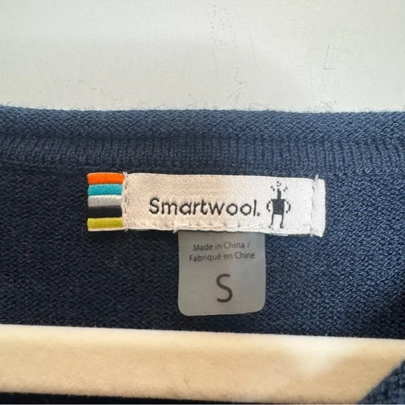 Smartwool Women’s Shadow Pine Colorblock Sweater Size Small - Picture 4 of 9